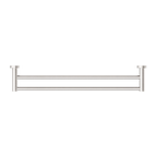 Nero Mecca Double Towel Rail 600mm - Brushed Nickel - NR1924dBN