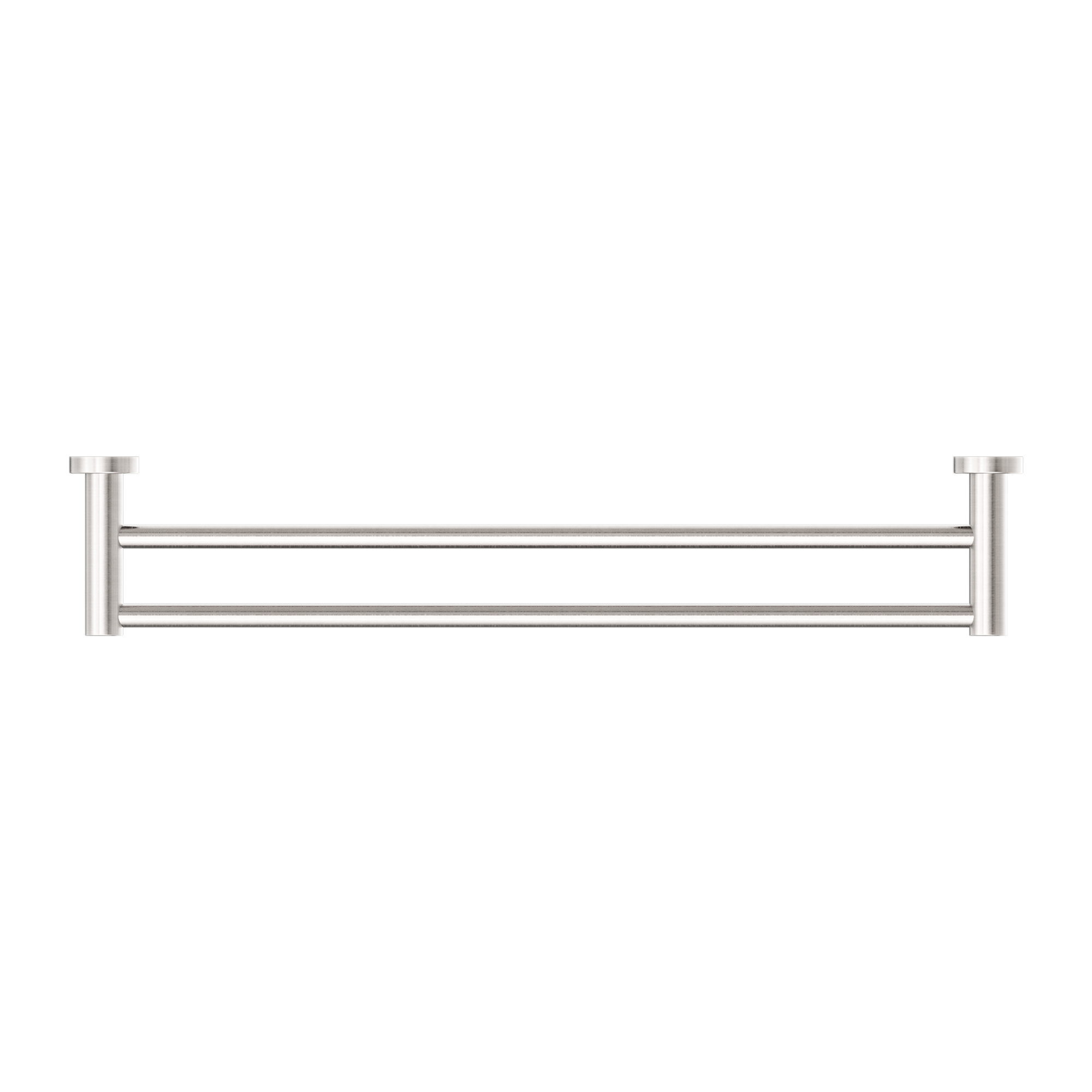 Nero Mecca Double Towel Rail 600mm - Brushed Nickel - NR1924dBN