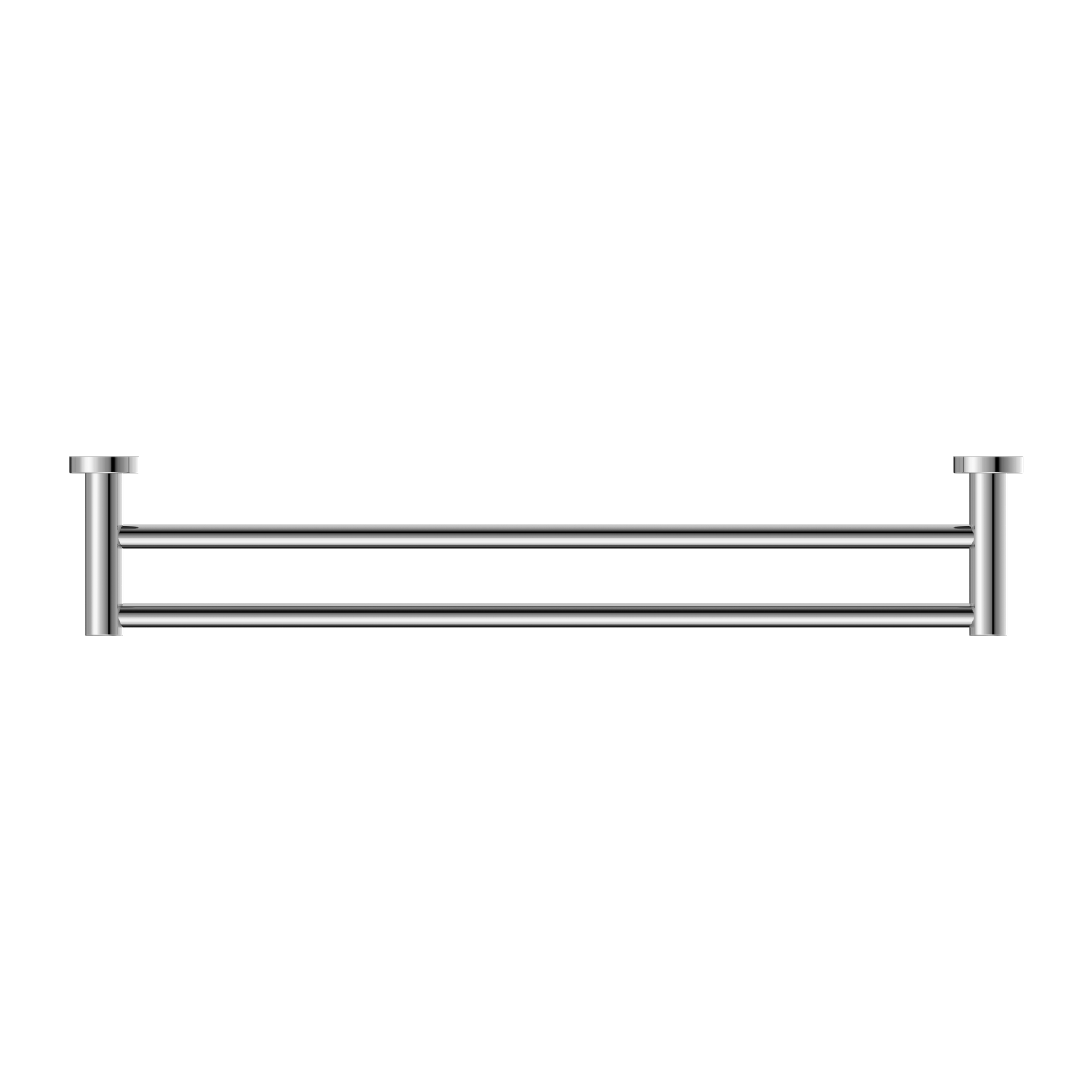 Nero Mecca Double Towel Rail 600mm - Chrome - NR1924dCH