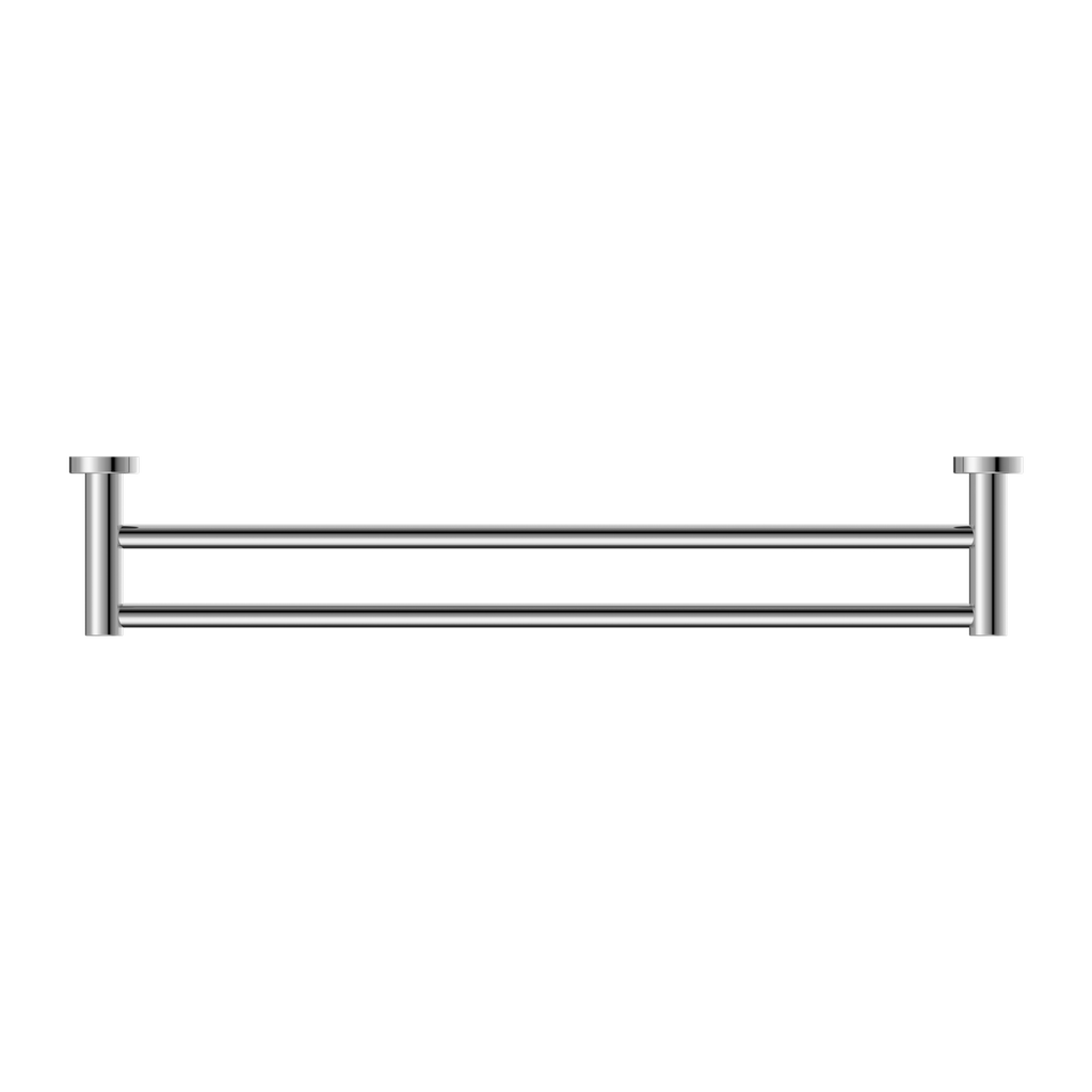 Nero Mecca Double Towel Rail 800mm - Chrome - NR1930dCH