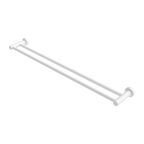 Nero Mecca Double Towel Rail 600mm - Matte White - NR1924dMW