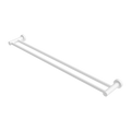 Nero Mecca Double Towel Rail 800mm - Matte White - NR1930dMW