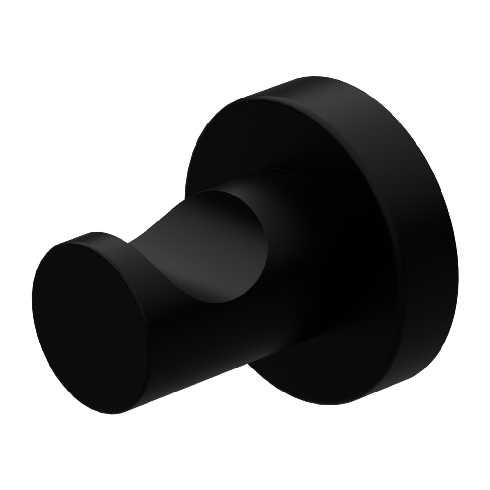 Nero Mecca Robe Hook - Matte Black - NR1982MB