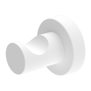 Nero Mecca Robe Hook - Matte White - NR1982MW