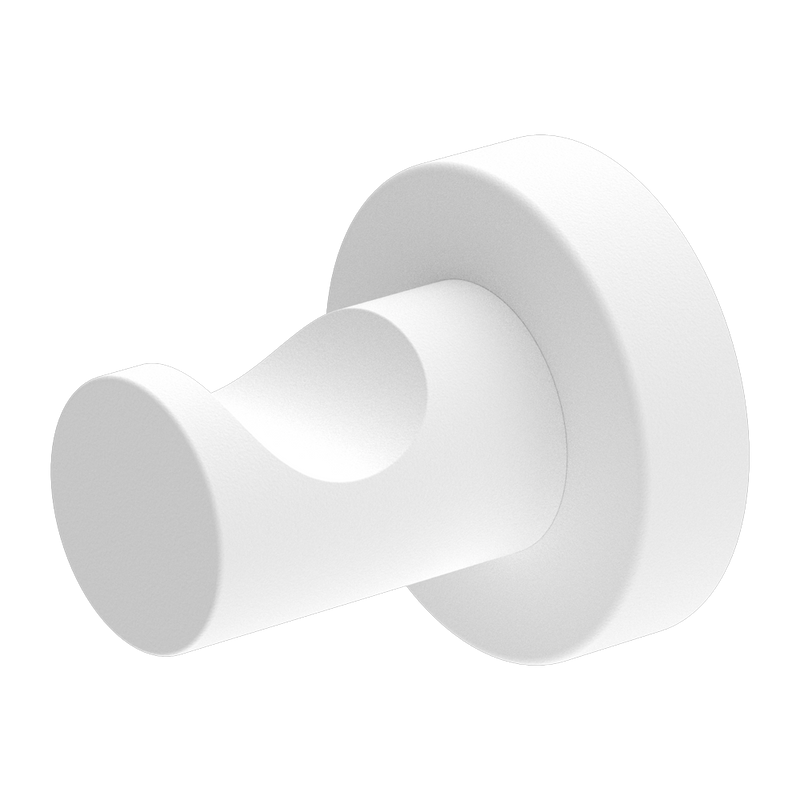 Nero Mecca Robe Hook - Matte White