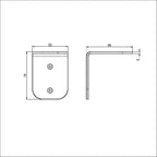 Nero Mecca Soap Bottle Holder - Matte White - NR1985MW