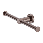 Nero Mecca Double Toilet Roll Holder - Brushed Bronze - NR1986DBZ