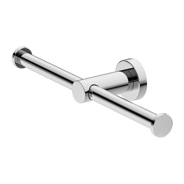 Nero Mecca Double Toilet Roll Holder - Chrome - NR1986DCH