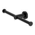 Nero Mecca Double Toilet Roll Holder - Matte Black - NR1986DMB