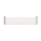 Nero Mecca Metal Shower Shelf - Brushed Nickel - NR1987aBN