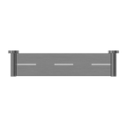 Nero Mecca Metal Shower Shelf - Gun Metal - NR1987aGM