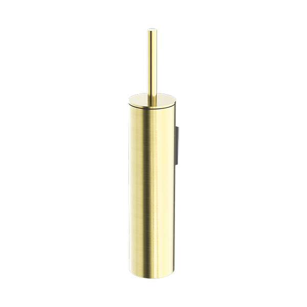 Nero Mecca Toilet Brush Holder - Brushed Gold - NR1988BG