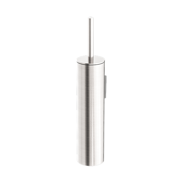 Nero Mecca Toilet Brush Holder - Brushed Nickel - NR1988BN