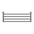 Nero Mecca Towel Rack - Gun Metal - NR1989GM