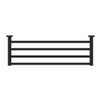 Nero Mecca Towel Rack - Matte Black - NR1989MB