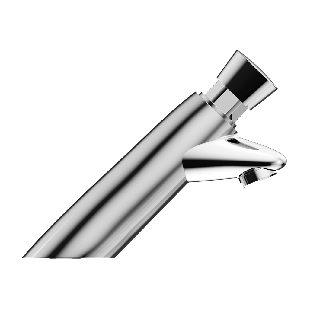 Nero Timeflow SS316 Push Button Pillar Tap - LF Chrome - NR202302CH