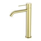 Nero Mecca Tall Basin Mixer - Brushed Gold - NR221901aBG