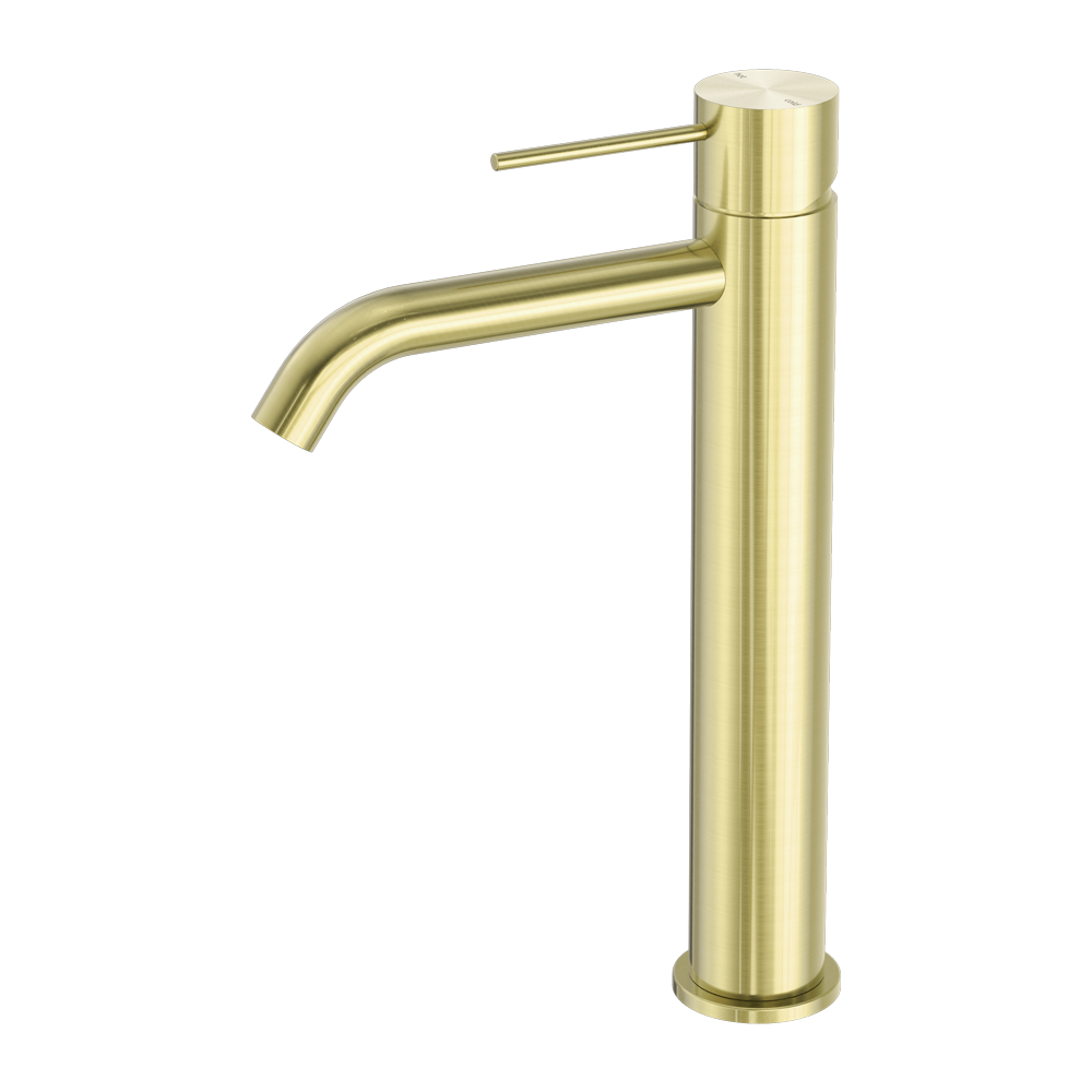 Nero Mecca Tall Basin Mixer - Brushed Gold - NR221901aBG