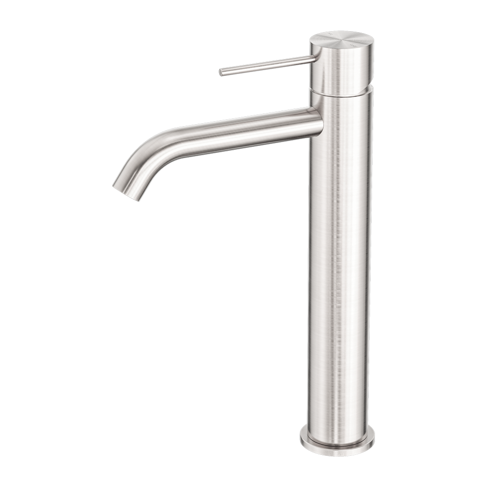 Nero Mecca Tall Basin Mixer - Brushed Nickel - NR221901aBN
