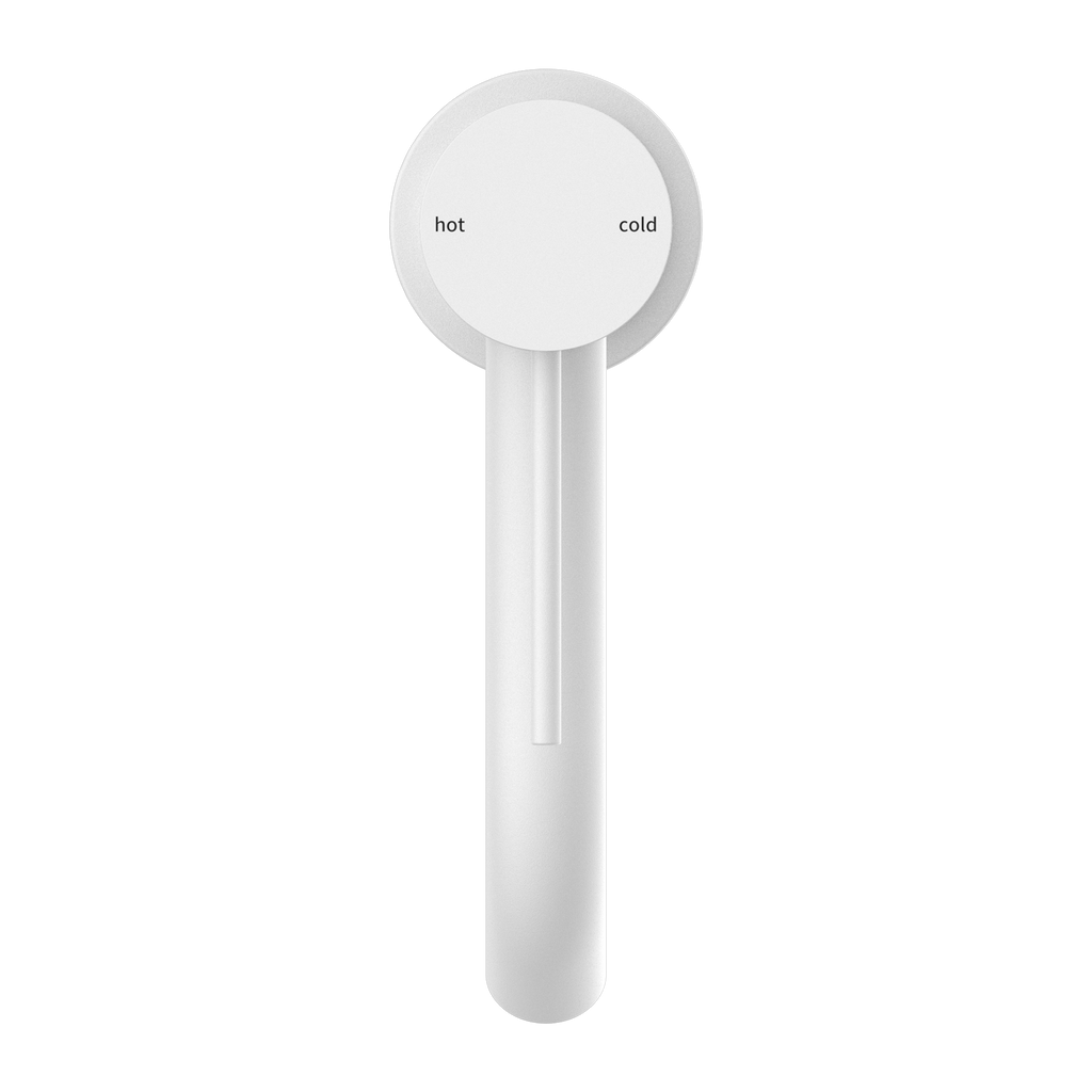 Nero Mecca Basin Mixer - Matte White - NR221901MW