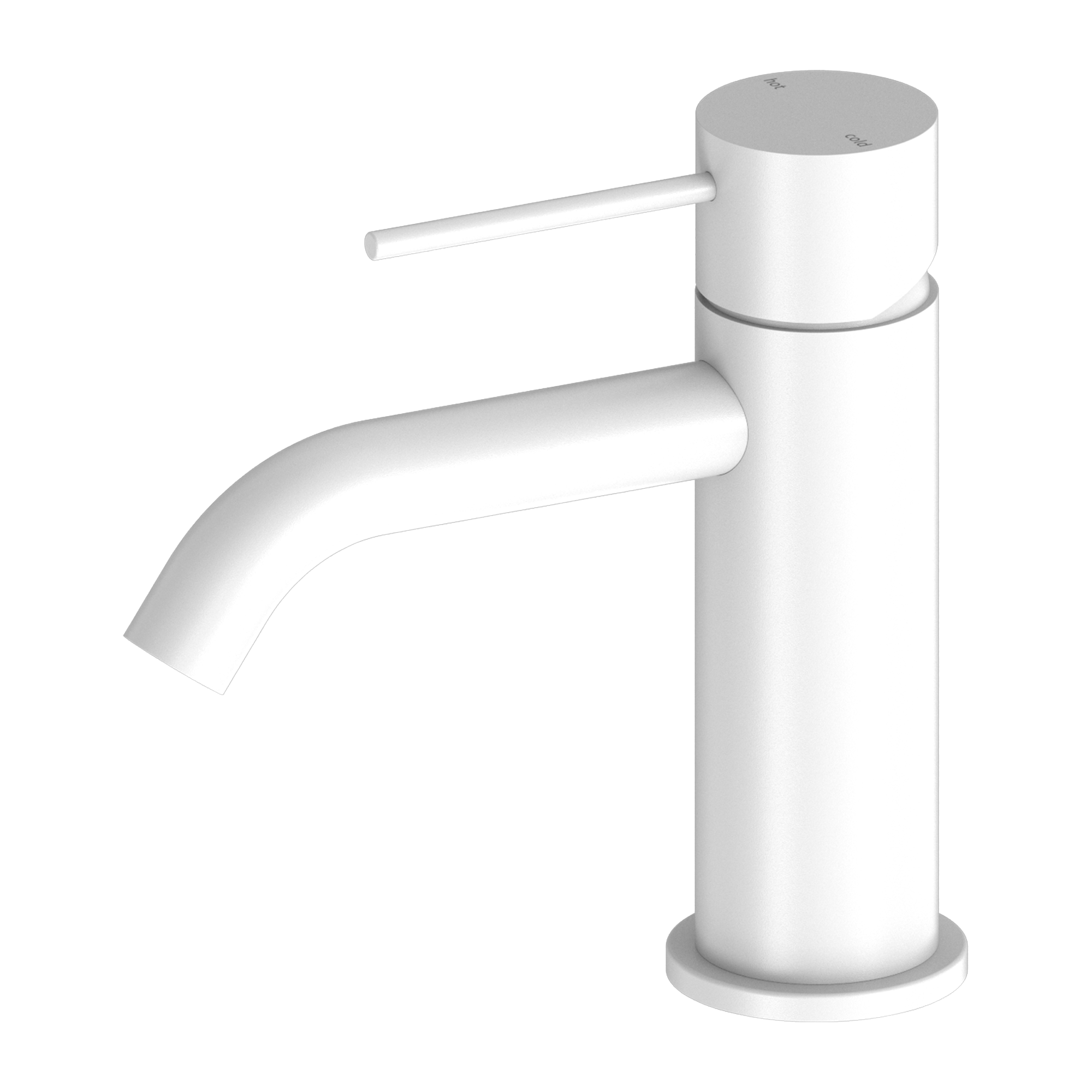 Nero Mecca Basin Mixer - Matte White - NR221901MW
