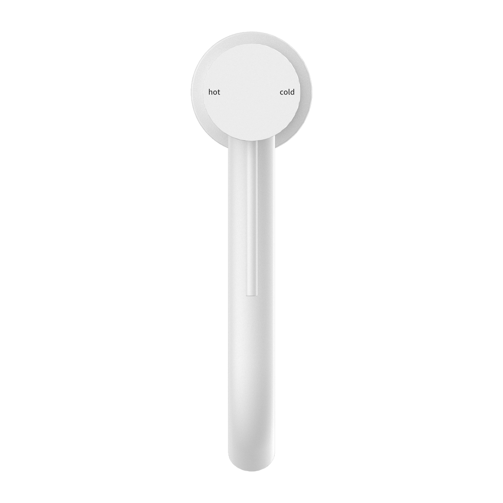 Nero Mecca Tall Basin Mixer - Matte White - NR221901aMW