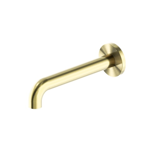 Nero Mecca Basin/Bath Spout Only 185mm - Brushed Gold