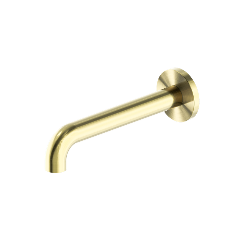 Nero Mecca Basin/Bath Spout Only 230mm - Brushed Gold