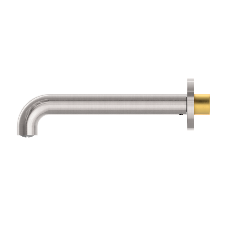 Nero Mecca Basin/Bath Spout Only 160mm - Brushed Nickel