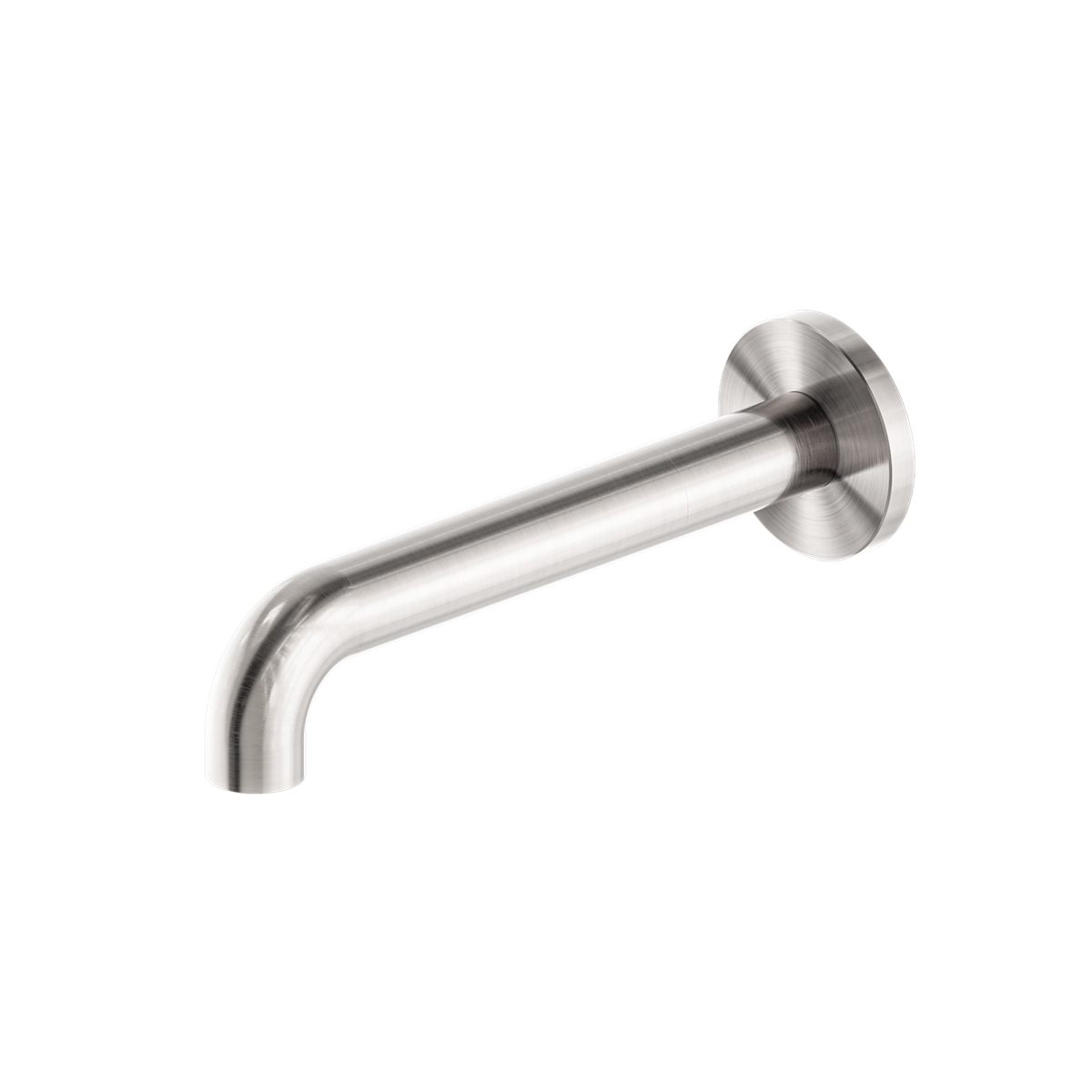 Nero Mecca Basin/Bath Spout Only 185mm - Brushed Nickel - NR221903c185BN