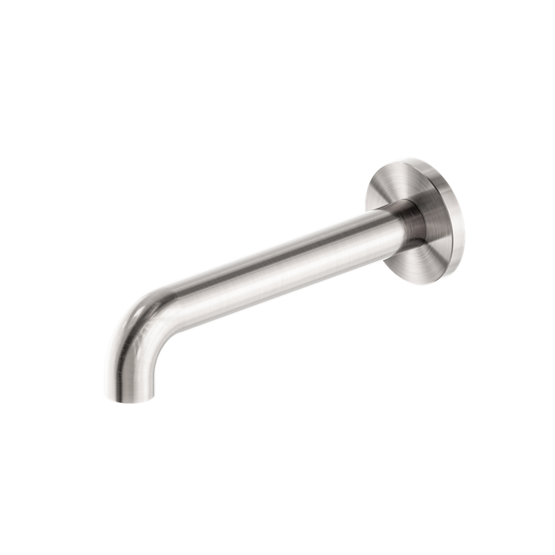 Nero Mecca Basin/Bath Spout Only 185mm - Brushed Nickel