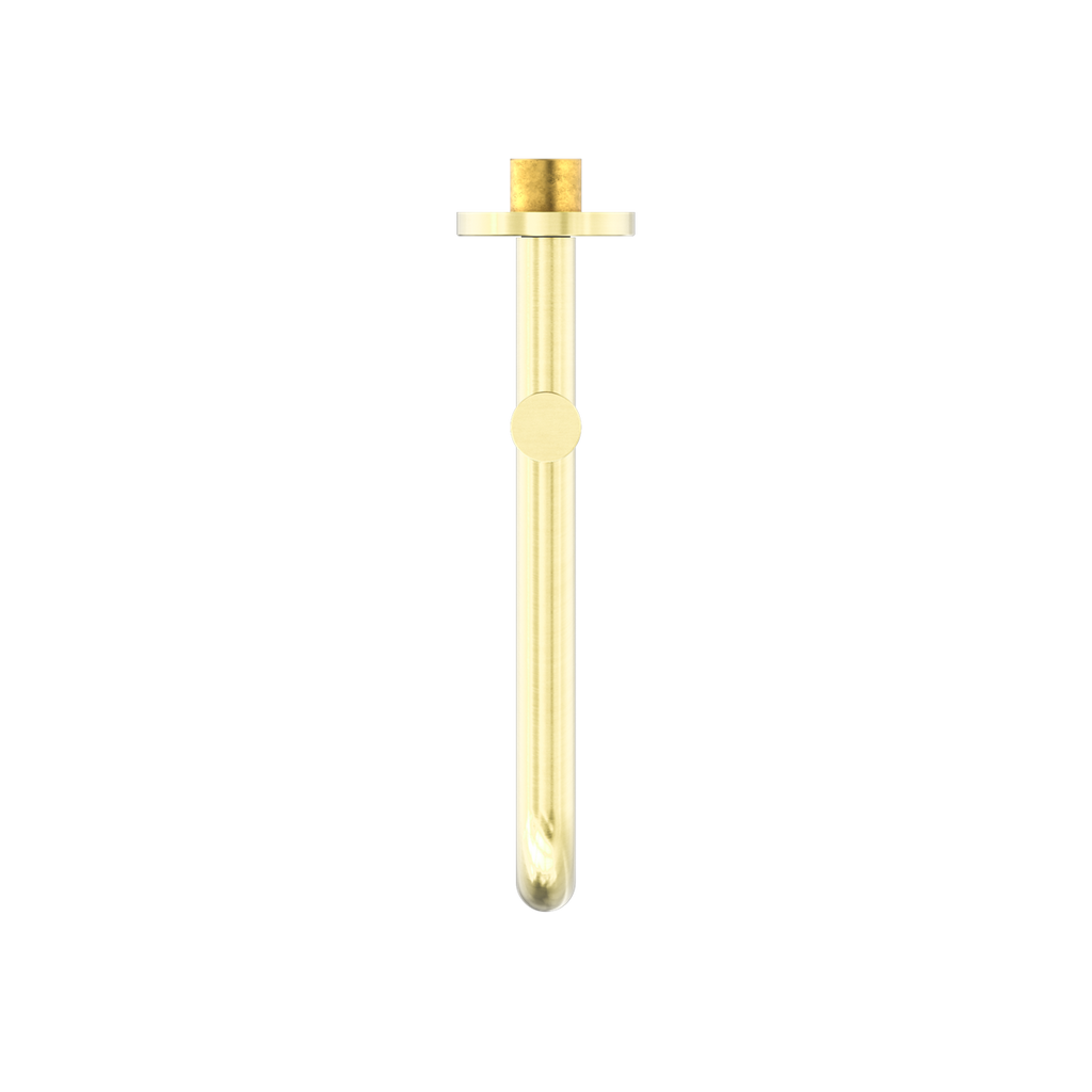 Nero Mecca Wall Mounted Swivel Basin/Bath Spout Only 225mm - Brushed Gold - NR221903gBG
