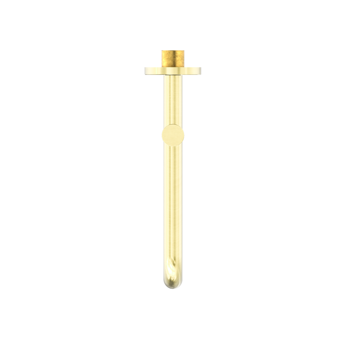 Nero Mecca Wall Mounted Swivel Basin/Bath Spout Only 225mm - Brushed Gold - NR221903gBG