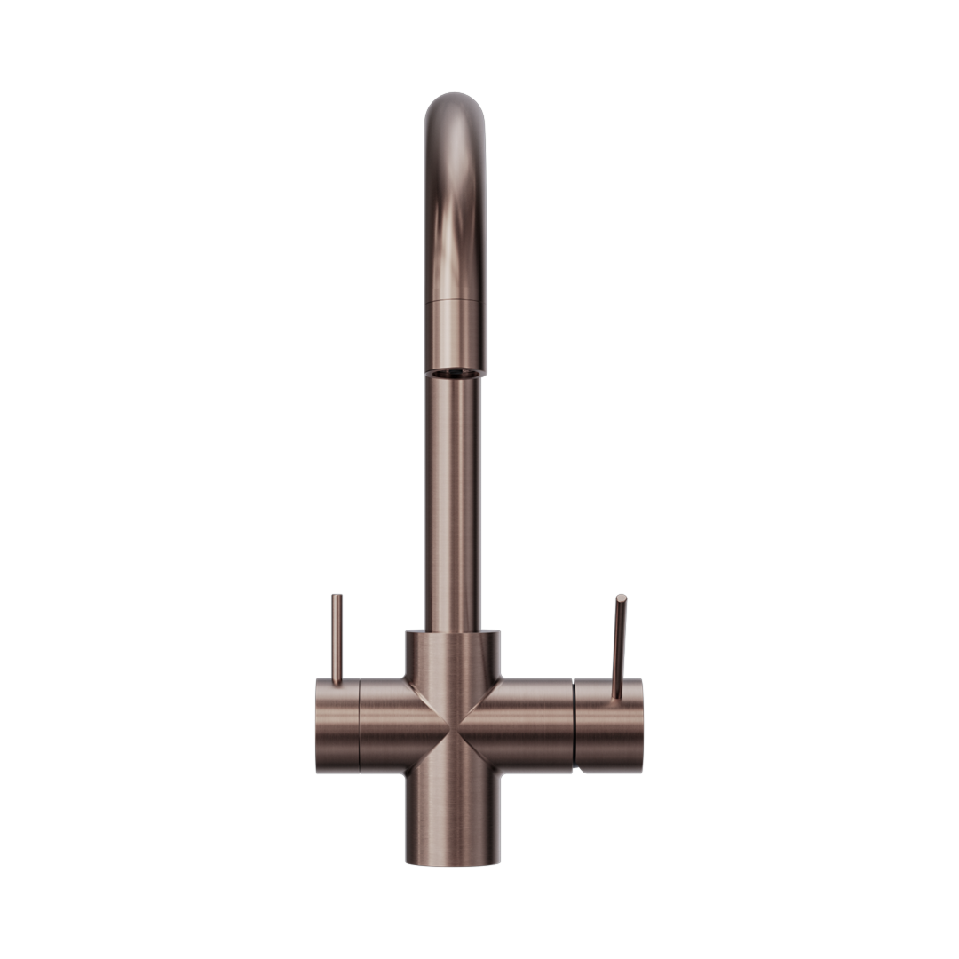 Nero Mecca 3-Way Filtered Mixer Tap - LF Brushed Bronze - NR221907eBZ