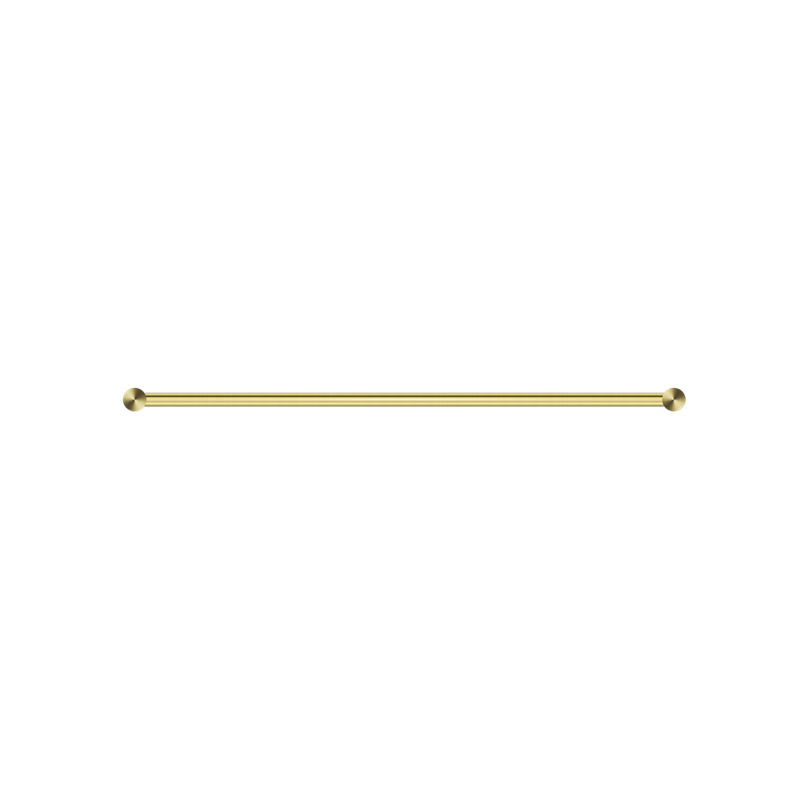Nero New Mecca Single Towel Rail 600mm - Brushed Gold