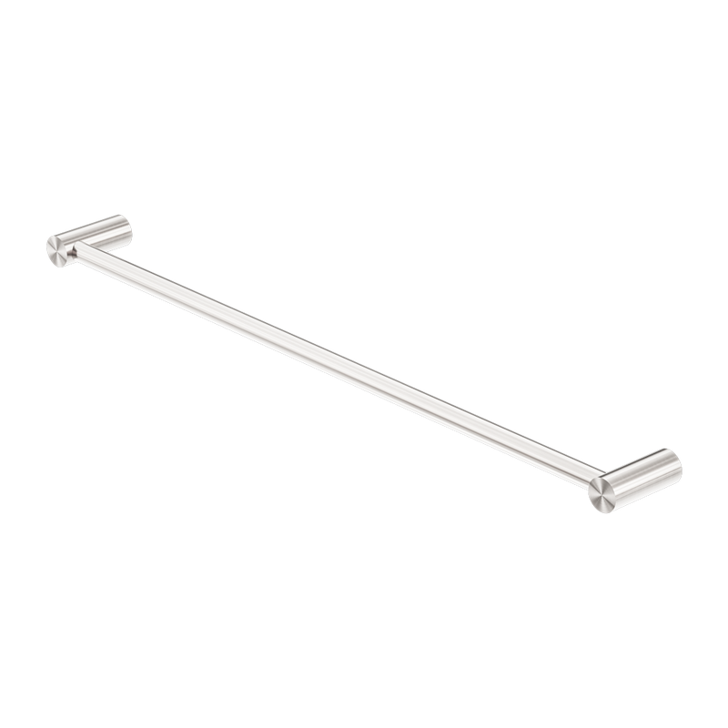 Nero New Mecca Single Towel Rail 600mm - Brushed Nickel