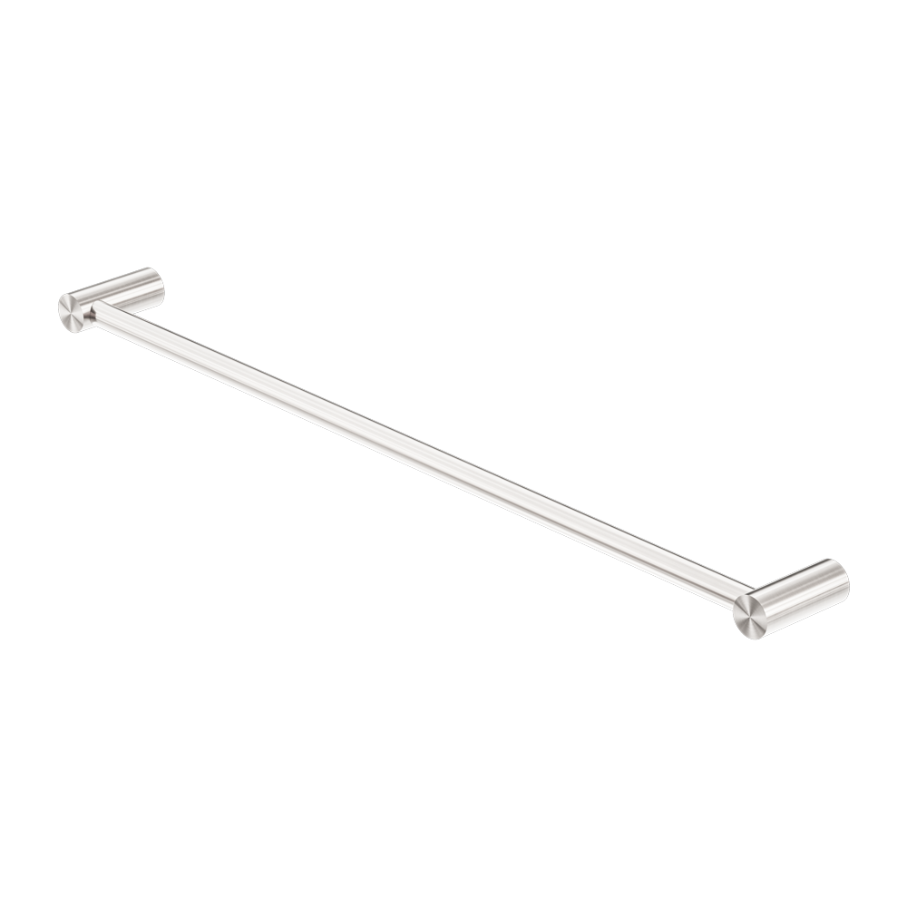 Nero New Mecca Single Towel Rail 800mm - Brushed Nickel - NR2330BN