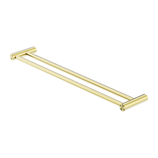 Nero New Mecca Double Towel Rail 600mm - Brushed Gold - NR2324dBG