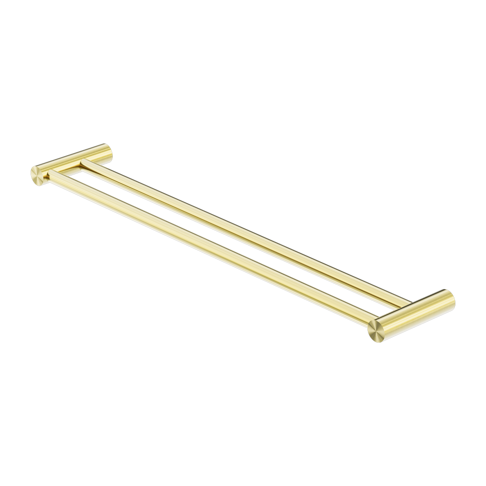 Nero New Mecca Double Towel Rail 600mm - Brushed Gold - NR2324dBG