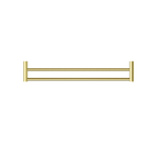 Nero New Mecca Double Towel Rail 800mm - Brushed Gold - NR2330dBG
