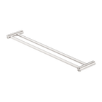 Nero New Mecca Double Towel Rail 800mm - Brushed Nickel - NR2330dBN