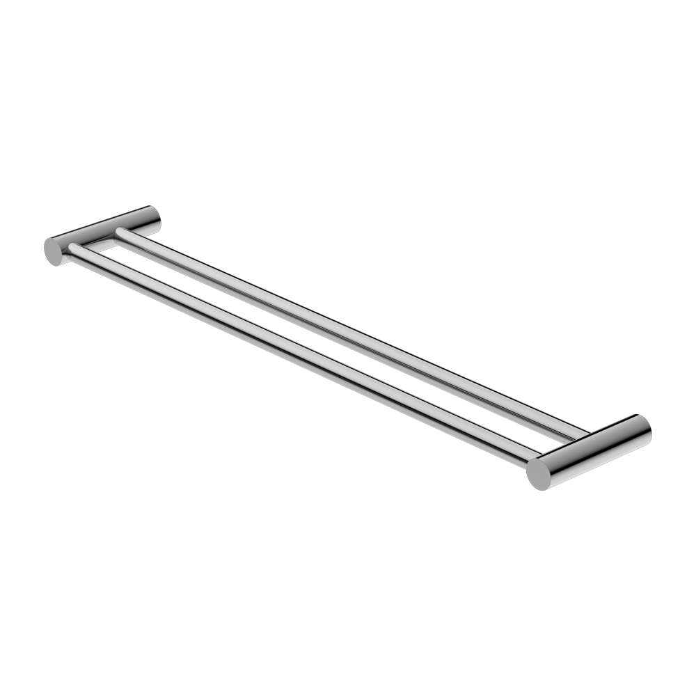 Nero New Mecca Double Towel Rail 800mm - Chrome - NR2330dCH