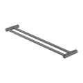 Nero New Mecca Double Towel Rail 800mm - Gun Metal - NR2330dGM