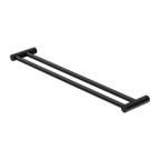 Nero New Mecca Double Towel Rail 800mm - Matte Black - NR2330dMB