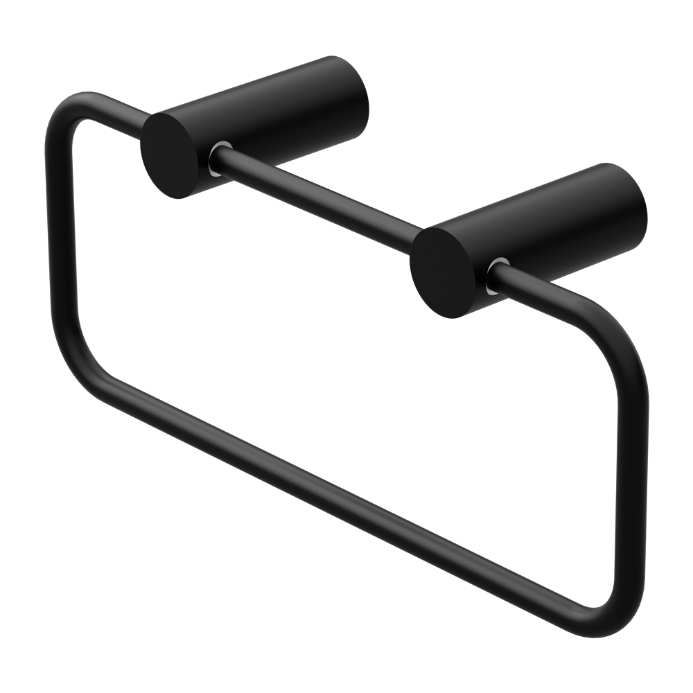 Nero New Mecca Towel Ring - Matte Black - NR2380aMB