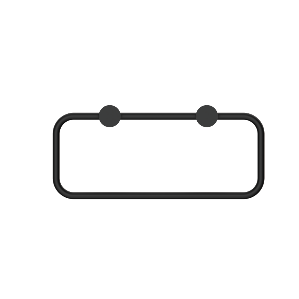 Nero New Mecca Towel Ring - Matte Black - NR2380aMB