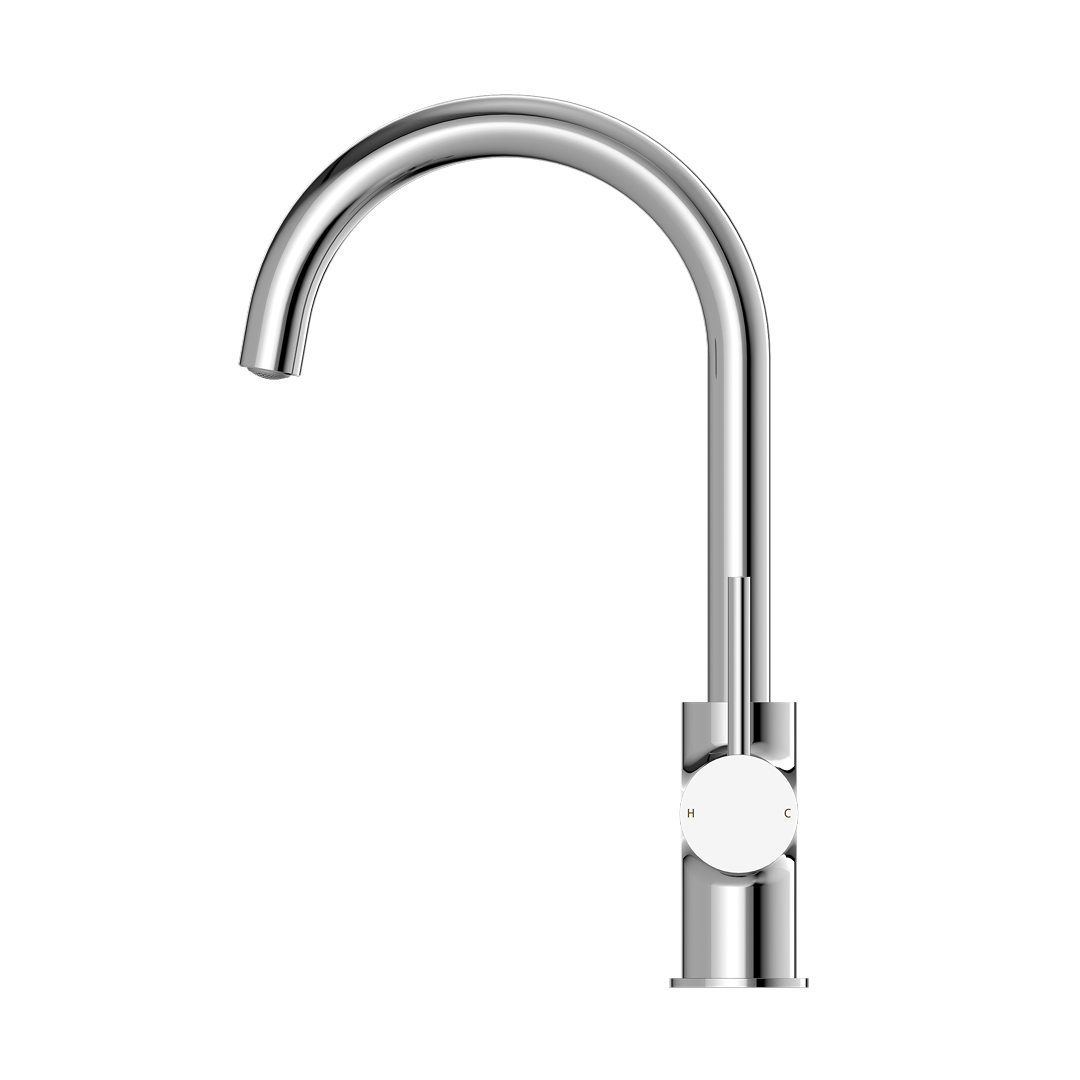 Nero Dolce Gooseneck Sink Mixer - LF Chrome - NR250807CH