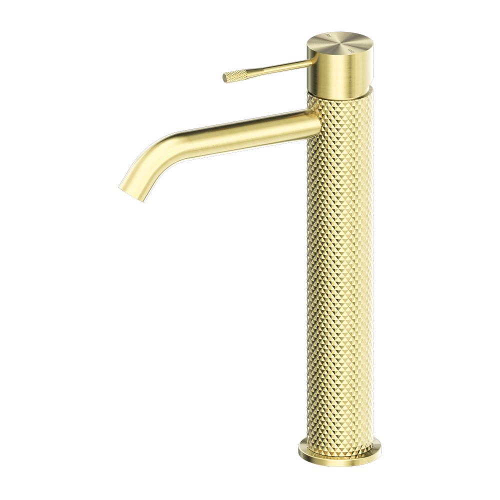Nero Opal Tall Basin Mixer - Brushed Gold - NR251901aBG