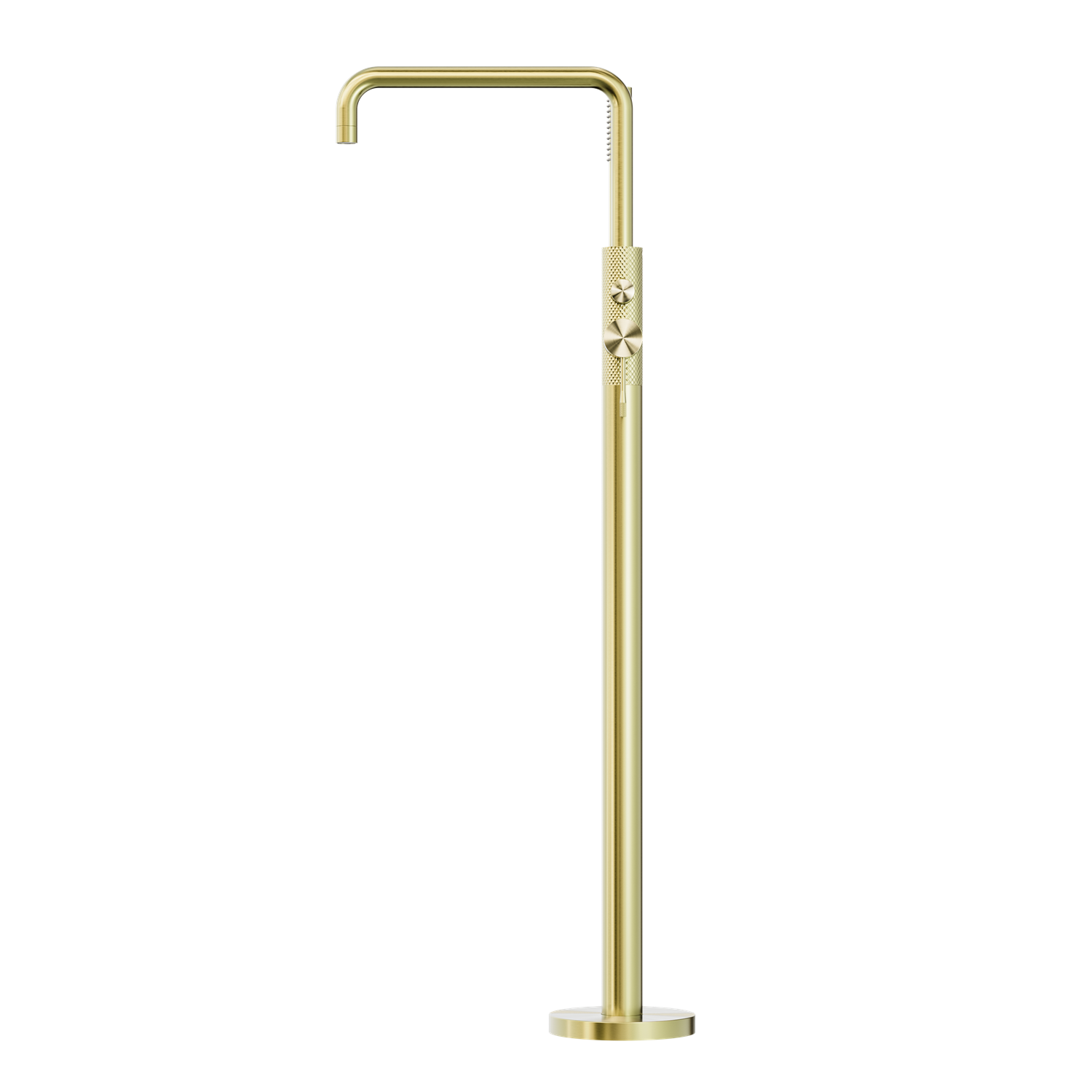 Nero Opal Freestanding Bath Mixer With Hand Shower - Brushed Gold - NR251903aBG