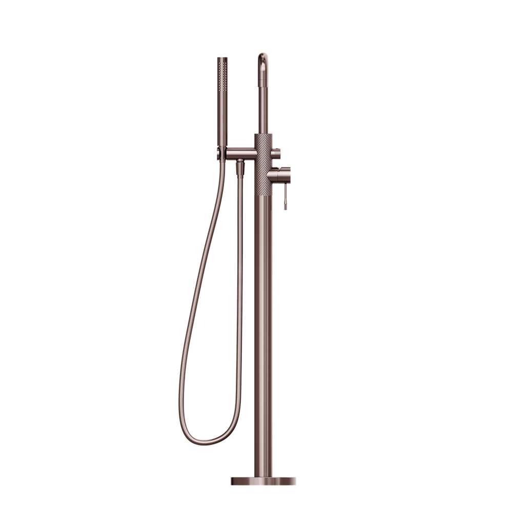 Nero Opal Freestanding Bath Mixer With Hand Shower - Brushed Bronze - NR251903aBZ